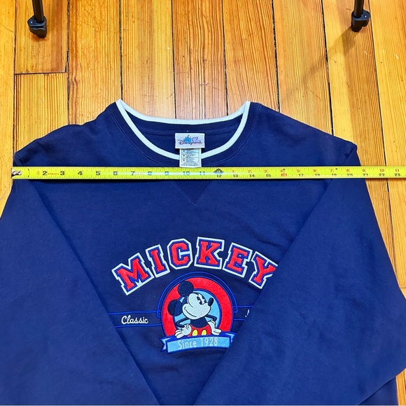 Vintage Disneyland Resort Blue Mickey Crewneck - Picture 4 of 5